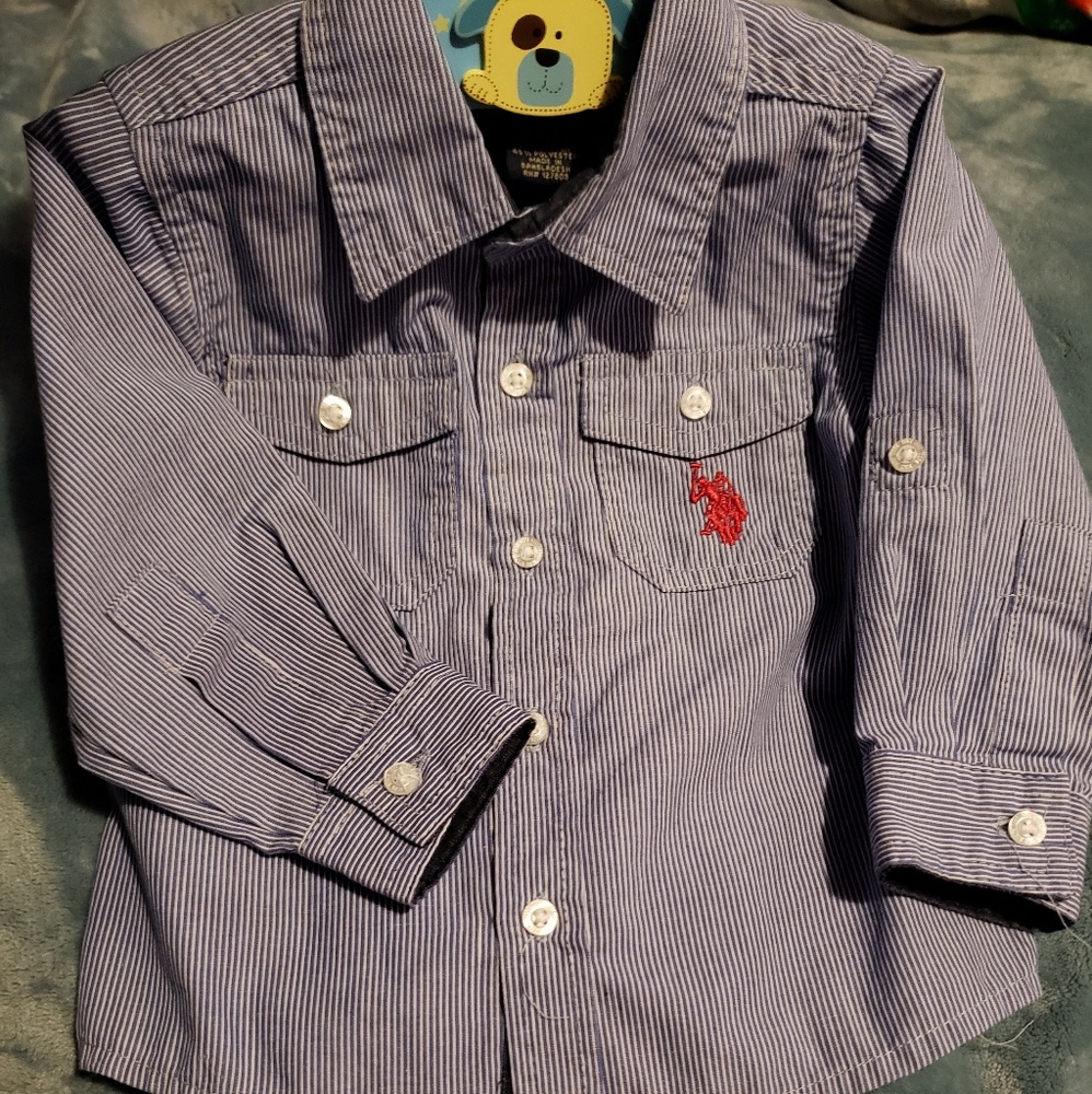 🛑SOLD✋️2 Piece US POLO ASSN. 12M Boy Outfit